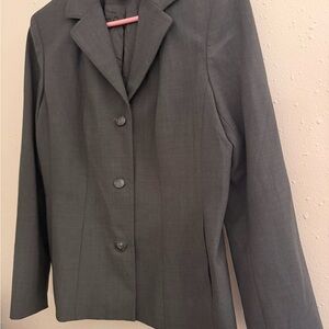 Petite Sophisticate Charcoal Blazer